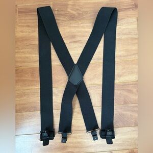 Classic Black Suspenders for Men